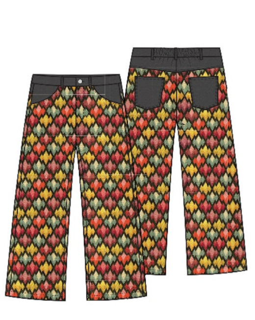 me369 pantalon sandra black denim