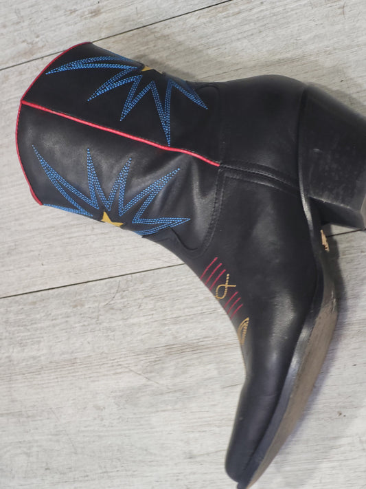 lola cruz bottes noires style santiag