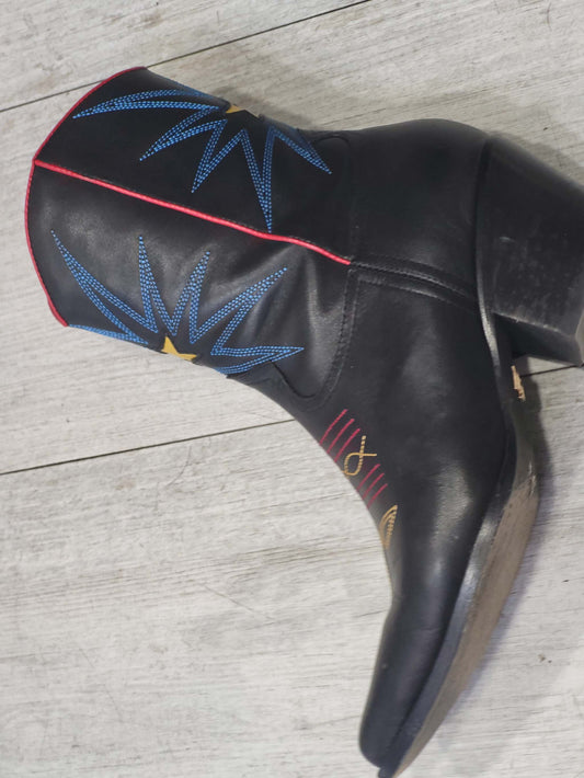 lola cruz bottes noires style santiag
