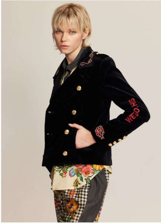 me369 veste courte noire