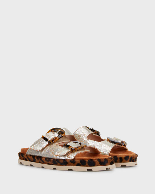 fru.it nus-pieds argent et leopard