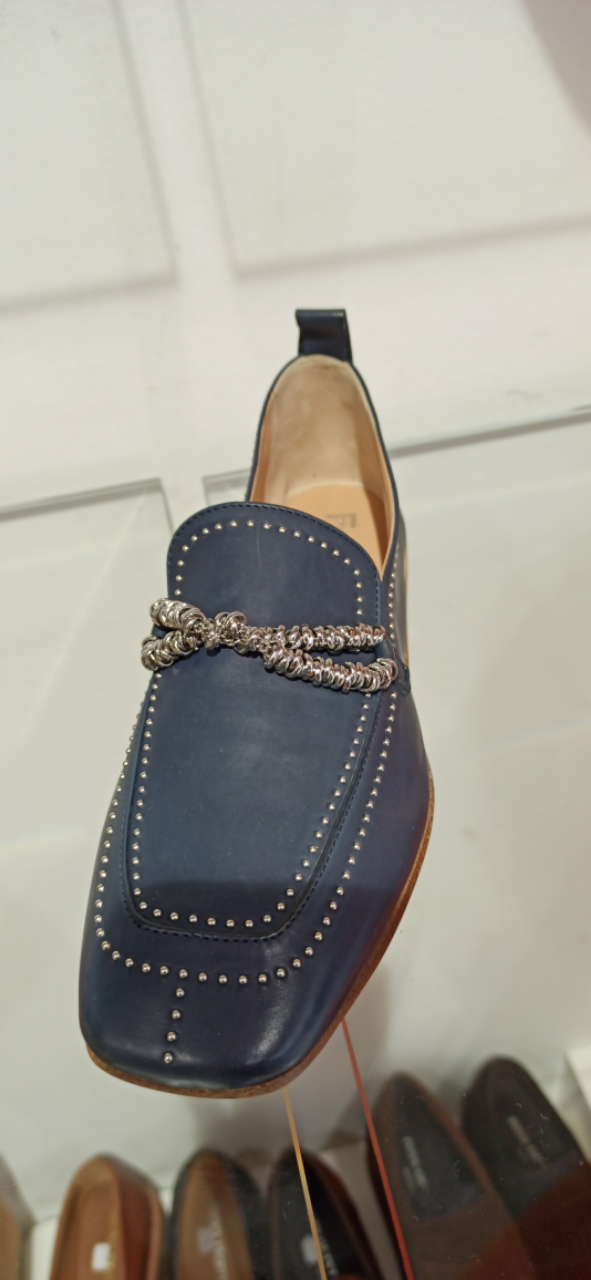 fru.it mocassin en cuir très souple marine