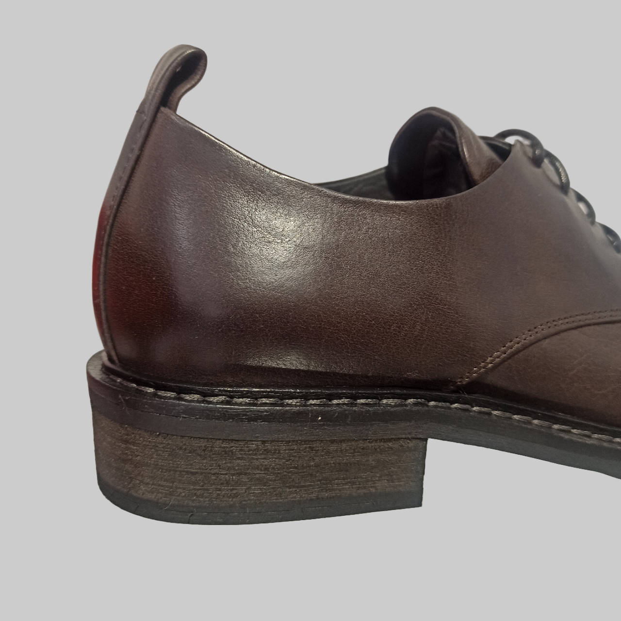 fru.it derbies femme cuir chocolat le style masculin féminin parfait