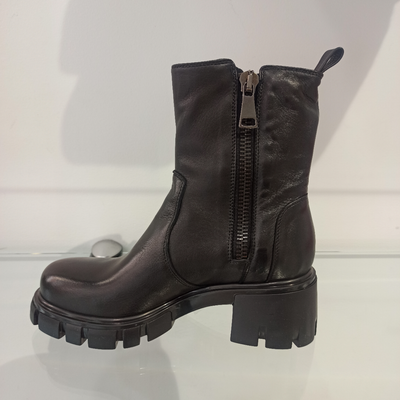 fru.it bottines femmes cuir noir