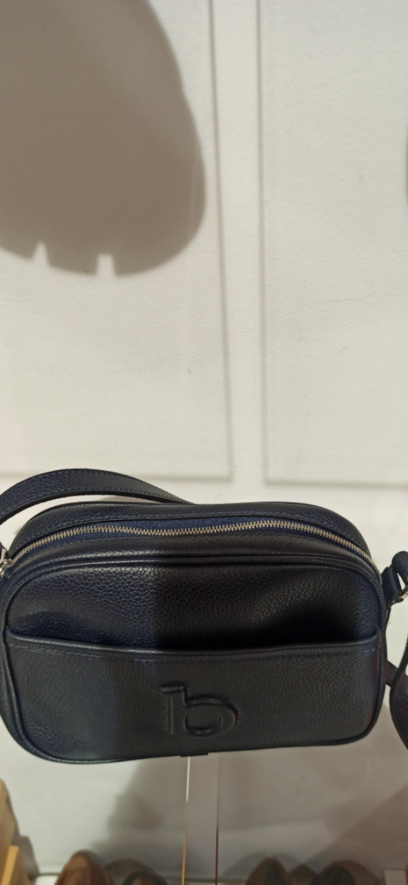 Sac À Caméra Berthille Maison Française En Cuir Grainé Avec Bandoulière Réglable, 21x16x6 CM