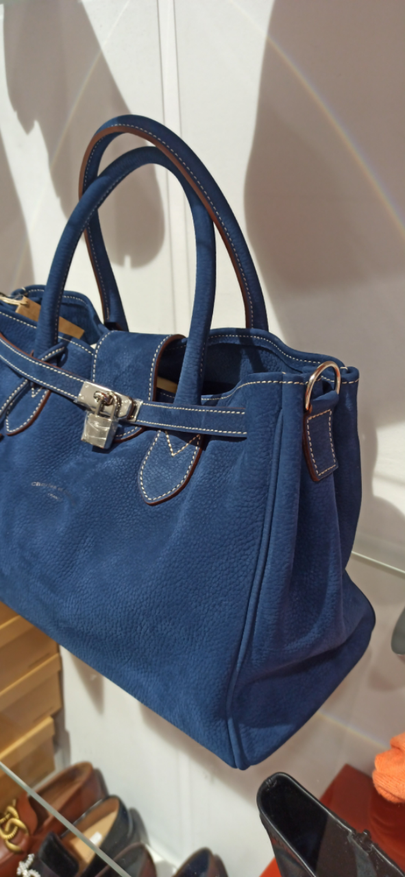charles et charlus sac à main femme en cuir nubuck Modèle Rivièra