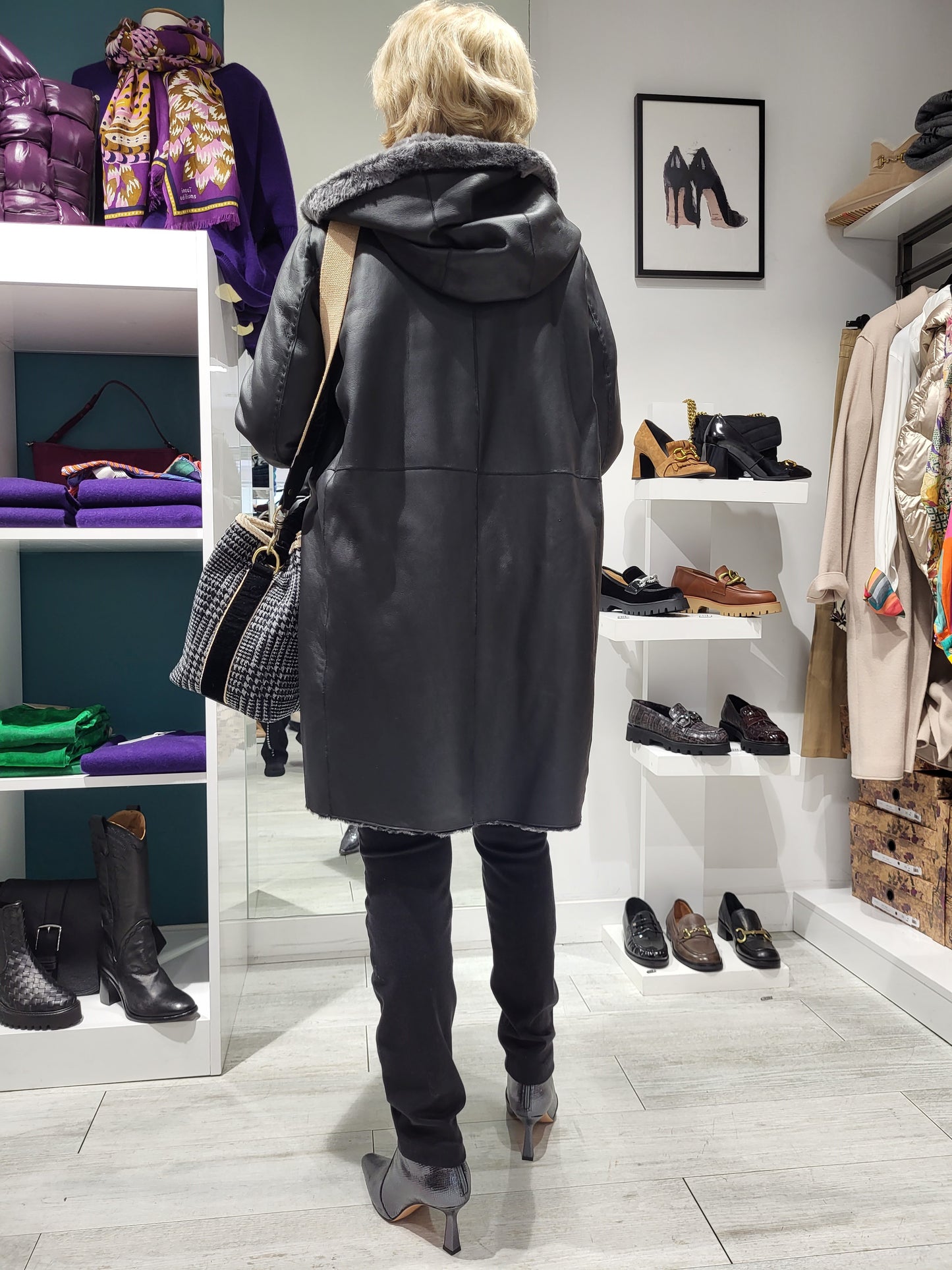 lola cruz bottine cuir argentée