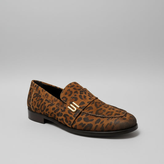 mocassins strategia léopard