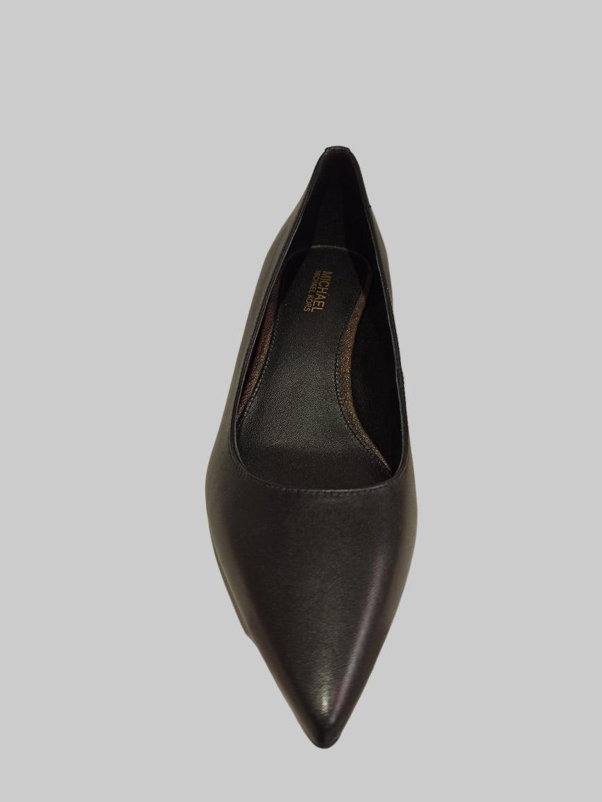 escarpin cuir noir talon de 5 cm
