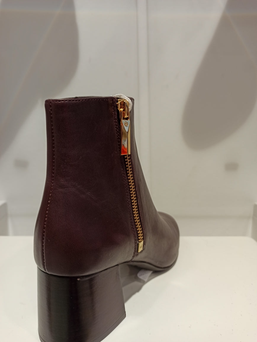michael kors boots cuir bordeaux