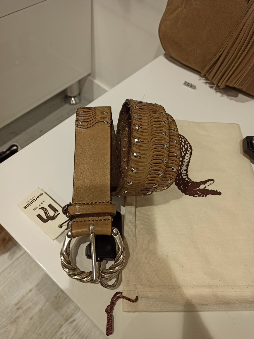 martinica ceintures rock cuir cloutées