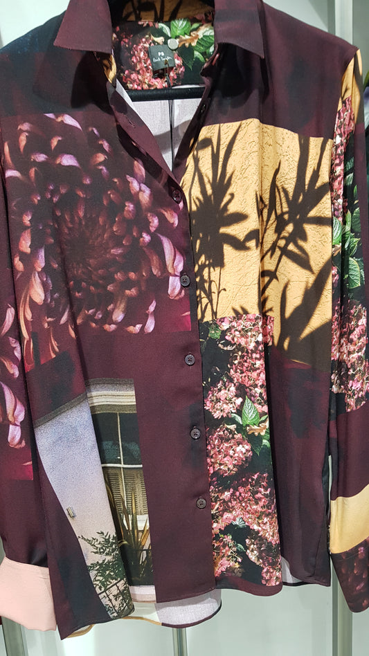 paul smith chemisier bordeaux
