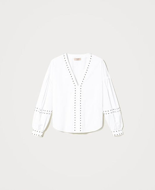 twinset milano pantalon cargo fluide taille haute