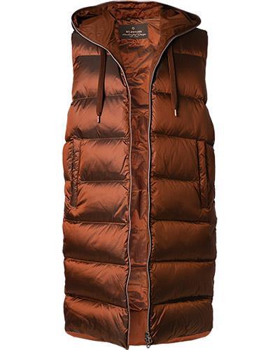 milestone doudoune longue shiny sans manches