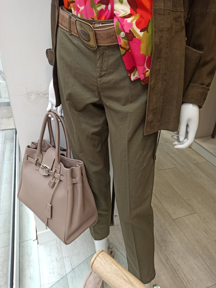 mayjune pantalon chino coton kaki