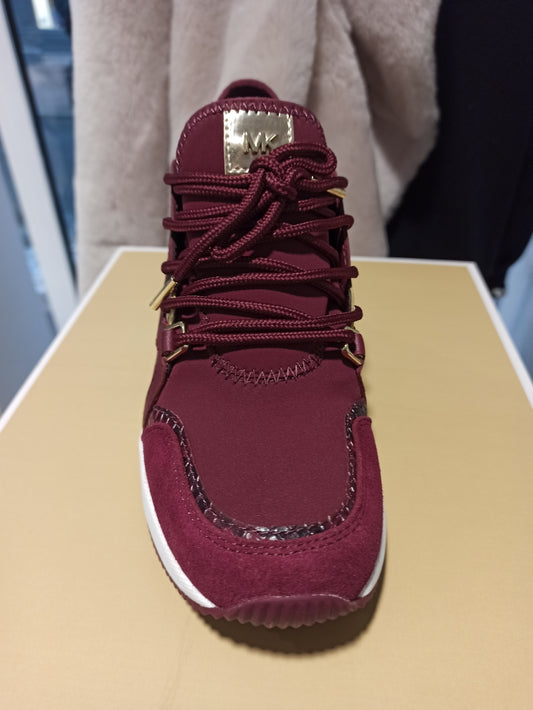 michael kors sneakers liv trainer dark berry