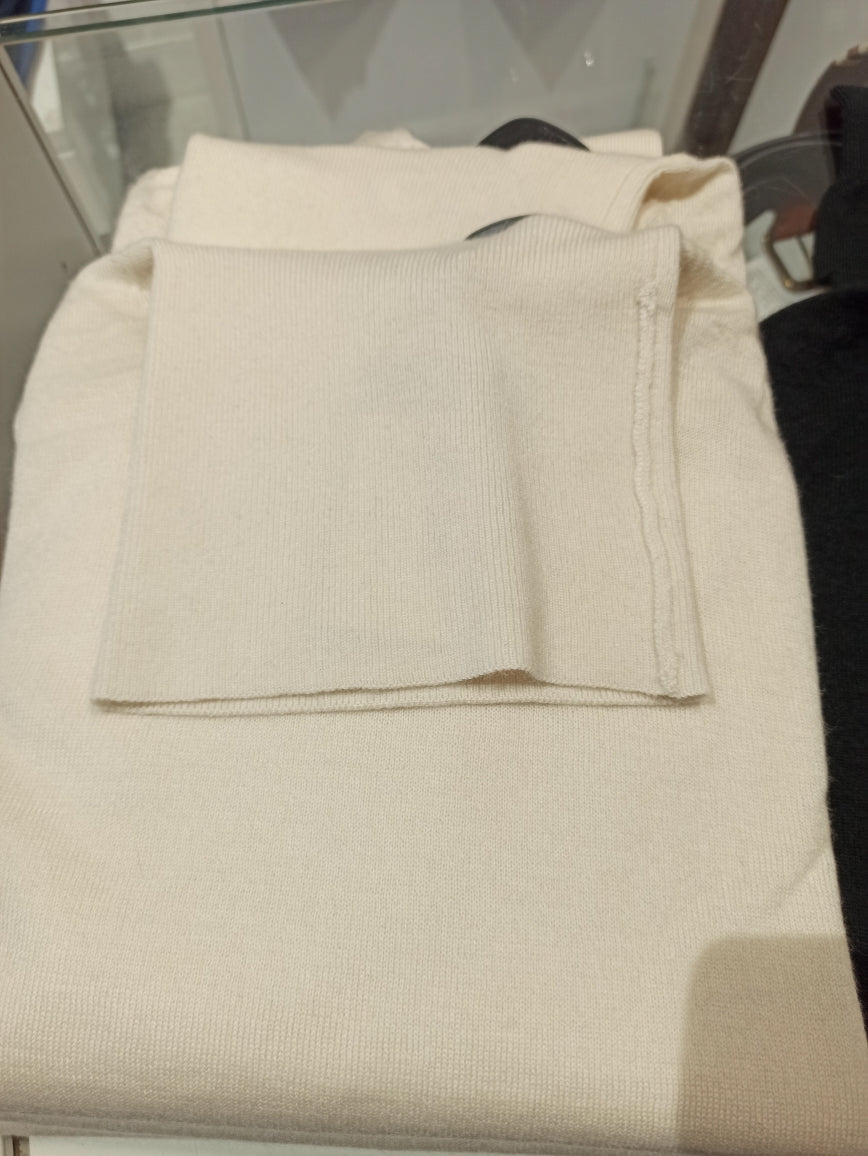 paul & joe pull col roulé ecru