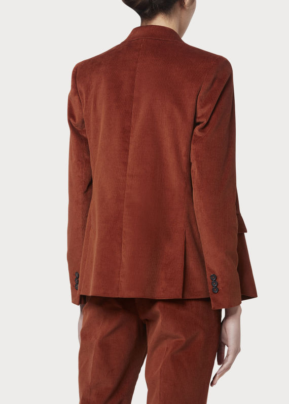 paul smith blazer velours cotelé chocolat
