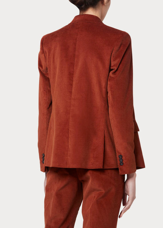 paul smith blazer velours cotelé chocolat
