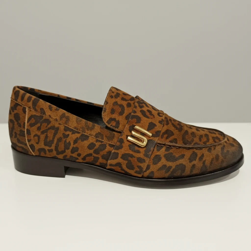 mocassins strategia leopard