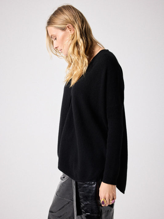 notshy gilet alicia noir