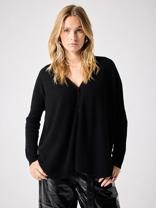 notshy gilet alicia noir