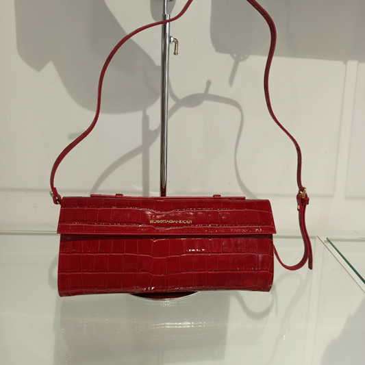 roberta gandolfi sac baguette rouge