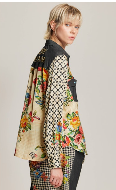 me369 chemise KAI black denim