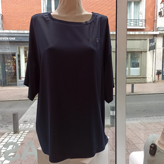 me 369 tee-shirt Roberta blu black