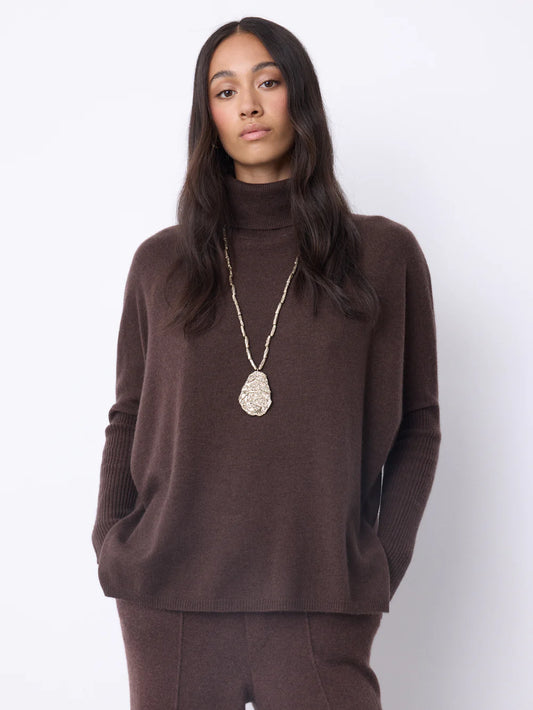 notshy pull col montant 100 % cachemire margareth