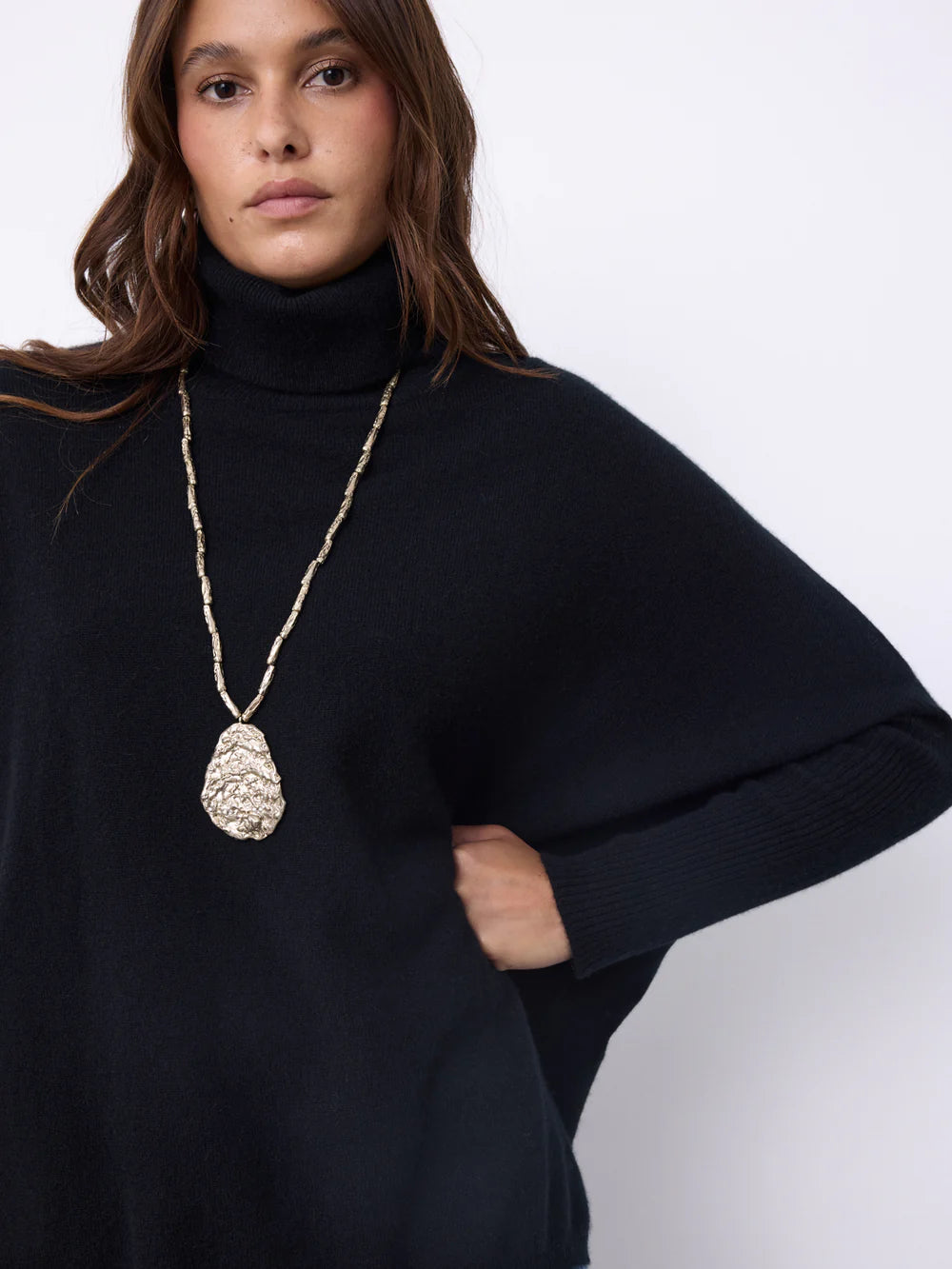 notshy pull col montant 100 % cachemire margareth