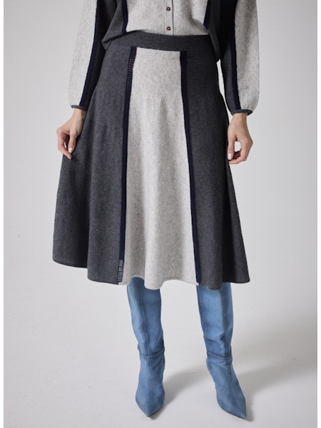 notshy jupe laine et cachemire Klint