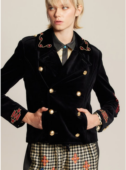 me369 veste courte noire