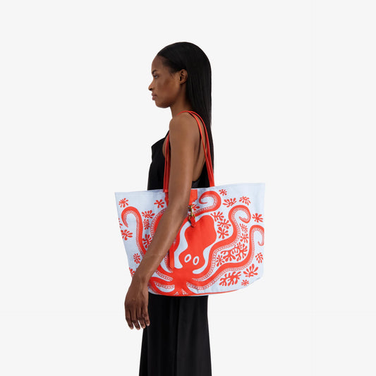 inoui editions sac shopping poulpe