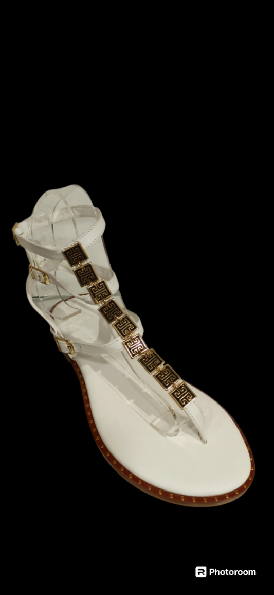 caryatis sandales blanches