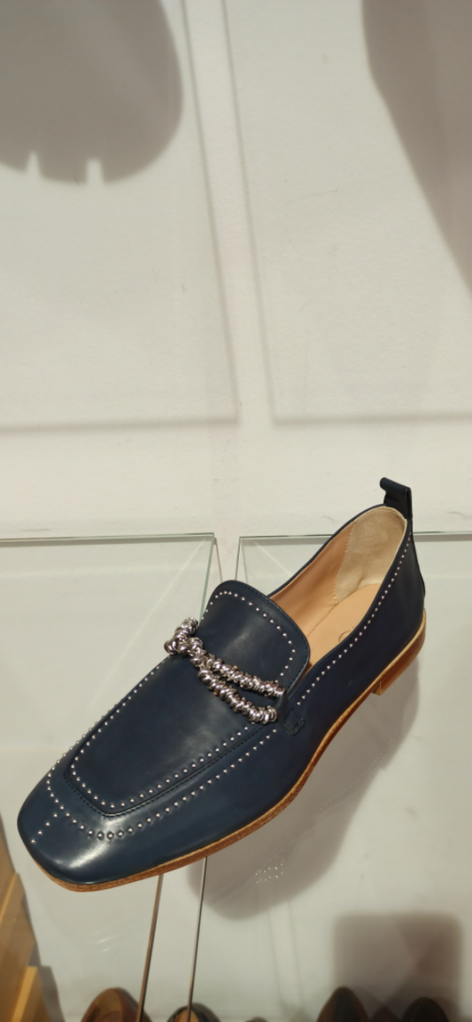 fru.it mocassin en cuir très souple marine