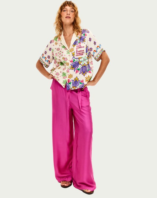 Me 369 Chemise manche courte col façon polo collection Markers