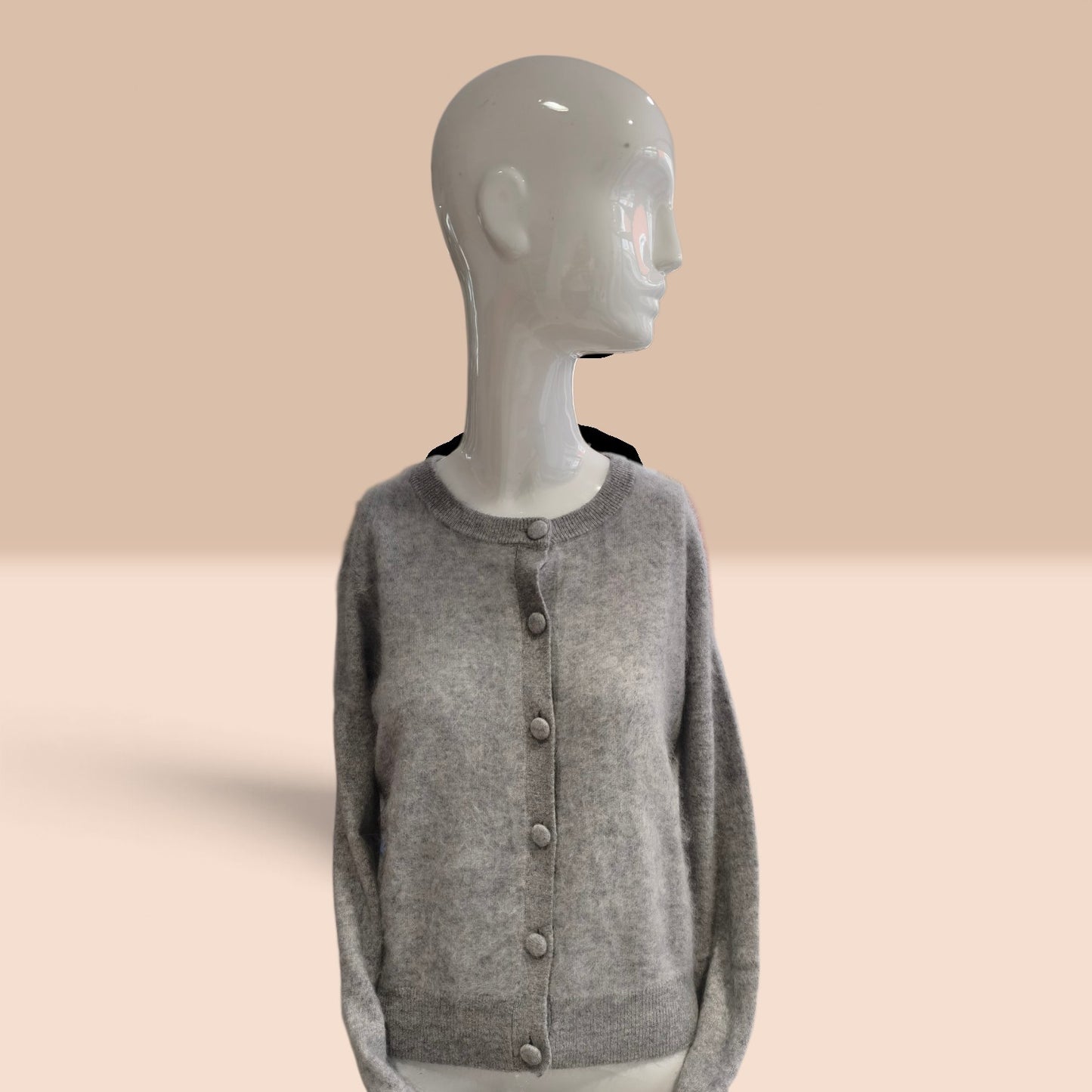 notshy cardigan breeze gris perle