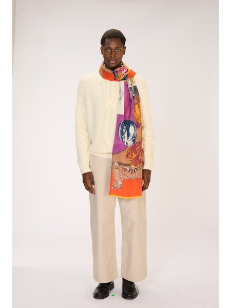 inoui editions foulard étole 100 % laine atelier