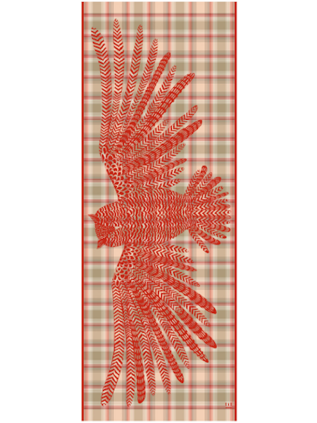 inoui editions foulard étole laine et coton hedwige