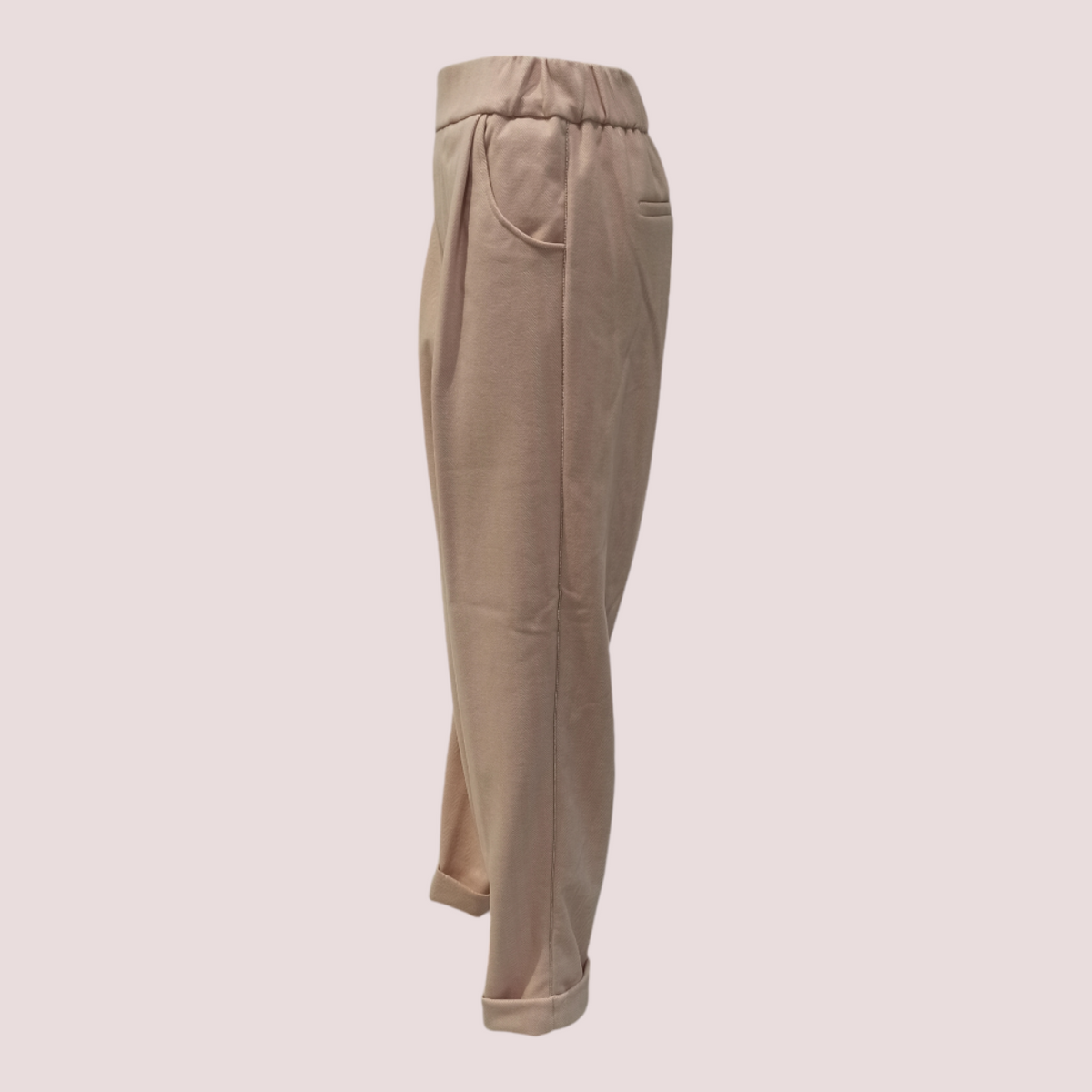 Mason's Pantalon Hiver Femme Rose Easy Jogger Chino À Motif Chevron Coupe Relaxed, pantalon hiver femme rose style casual
