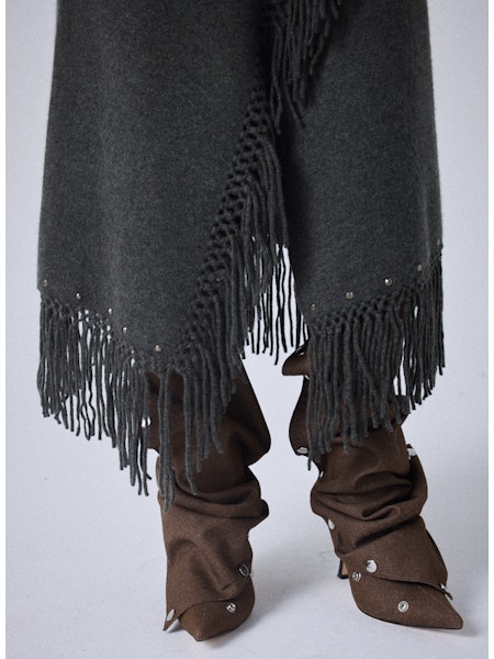 notshy jupe portefeuille 100% cachemire 2 fils jauge 12 rima