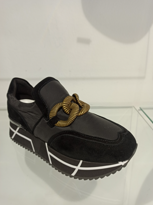 nathan baume sneakers mocassins noir