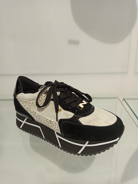 nathan baume sneakers blanc et noir