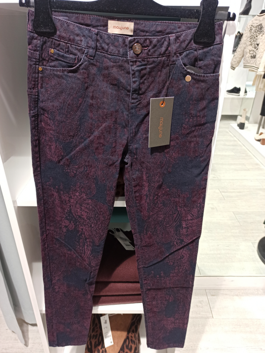 Mayjune jean coton velours dévoré asia pump