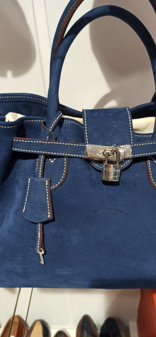 charles et charlus sac à main femme en cuir nubuck Modèle Rivièra