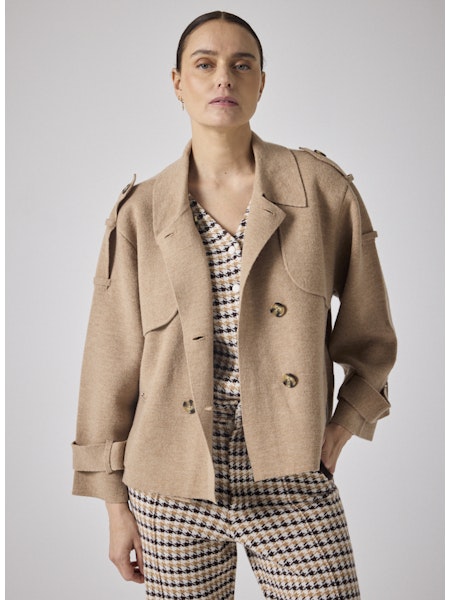 notshy veste  trench laine et cachemire talita