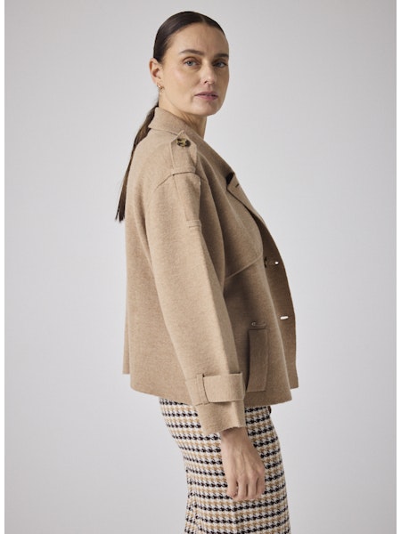 notshy veste  trench laine et cachemire talita