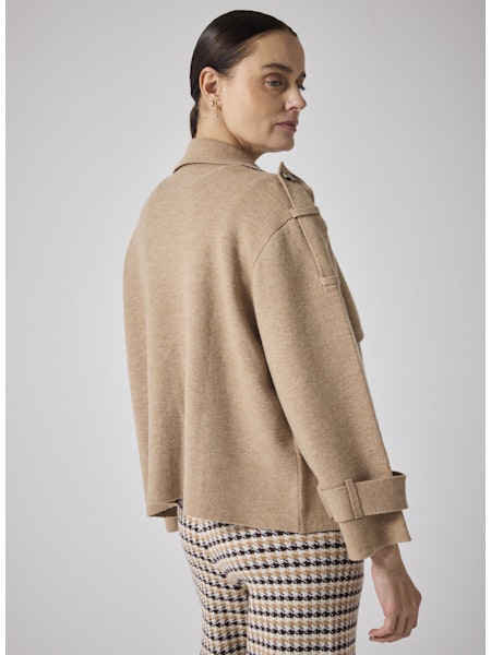 notshy veste  trench laine et cachemire talita