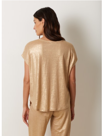notshy t-shirt tess glitter doré